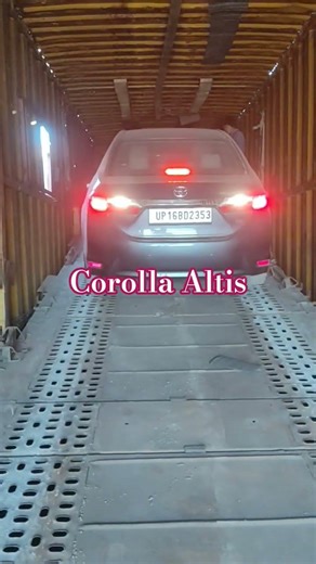 Corolla Altis car container full loading video like and subscribe channel please
