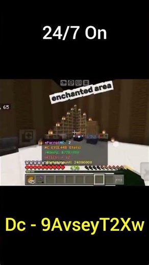 Minecraft realm code | 24/7 Realm #shorts #server #minecraft