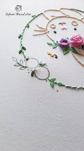 Fluffy flower 🌸 Looped blanket stitch tutorial ✨️ Bunny rabbit embroidery PDF Pattern. Complete video tutorials available on my YouTube channel 'Infinite Thread Arts'. Link in bio. PDF Pattern available for purchase along with stitch guide and colour codes. Shop Pattern on Etsy - https://infinitethreadarts.etsy.com #handmadeembroidery #handembroidery #handmade #embroiderydesign #embroiderypattern #embroidersofinstagram #embroideryhoopart #embroiderywork #embroidery #embroideryart #pistil #embro