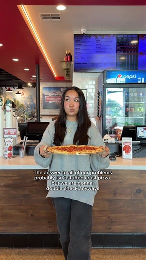 not saying GarlicParmStuft™ Crust Pizza solves everything… but we’re willing to test the theory 🍕 Mountain Mike's is a great place to celebrate National Garlic Day! Order today at the link in bio🔗
