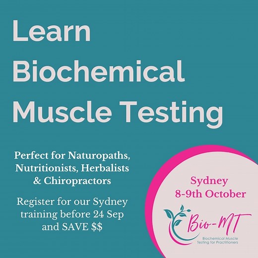 Bio Muscle Testing for Natural Therapists - A Better You Naturally