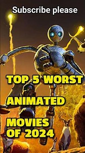 Top 5 Worst Animated Movies of 2024 | #animation #movie #hollywood #animatedmovie #hollywoodstory