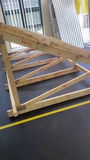 Students Build Roof Structures for Solar Panel Training