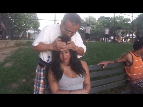 Luo dong asmr spiritual head massage. Park