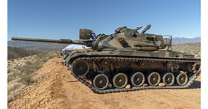 M60A1 tank shakes the earth at the Big Sandy Shoot (VIDEO   9 PICS)