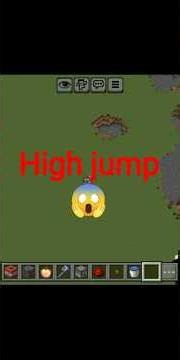 I tri two machine in Minecraft #high jump #minecraft