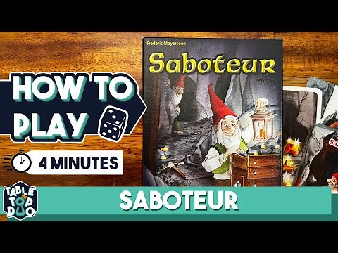 How To Play Saboteur Card Game in 4 Minutes
