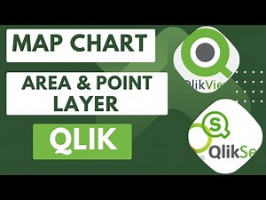 Learn How to Create Area and Point Layer of Map Chart in #qliksense #qlikview #tutorial #mapchart