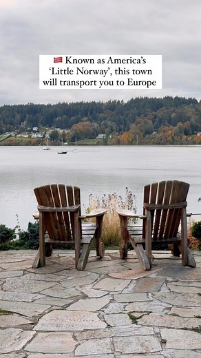 Transport to Norway without leaving the Pacific Northwest in this charming town 📍Poulsbo, Washington was founded by Norwegian immigrants in the late 1800’s which is why it’s know as “Little Norway on the Fjord.” The town is 1.5 hour drive from seattle and is so worth a trip if you love small towns with cozy vibes. Stroll the charming waterfront, grab a pastry from a local bakery, and browse the shops! Things to do in Washington | things to do in seattle | day trips from seattle #poulsbo #poulsb