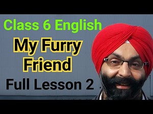 Class 6, English, Lesson 2, My Furry Friend, Poem, English, PSEB
