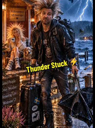 WELCOME TO SWEDEN 🇸🇪⚡ Been coming to Sweden for 8 years and finally got my first proper thunderstorm. 😆⚡ Best part? Marja was outside watering the plants just before it started. 🌷💦 Sweden: “I’ll take it from here.” 🌧️⚡😂 @Lisa M #WelcomeToSweden #Sweden #Thunderstruck #SwedishLife #freakshowmafia🥀