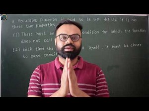 C PROGRAMMING LECTURE 156 RECURSION PART 2 BY MOHITSIRKICLASS
