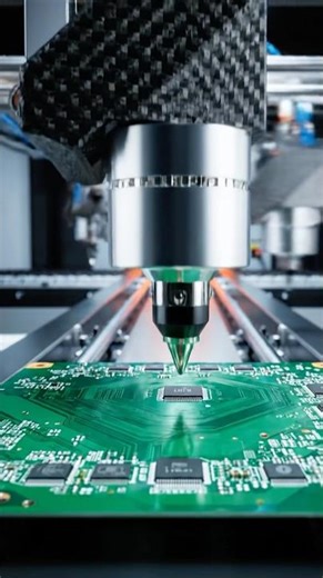 How Modern Factories Build PCBs with Extreme Precision⁉️💡 #viralvideo #electronics #pcbassembly