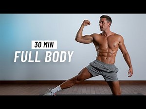 30 Min Full Body Workout - Build Strength & Burn Fat At Home (No Equipment + No Jumping)