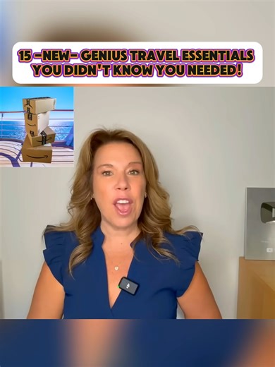 15 -New- GENIUS Travel Essentials You Didn't Know You Needed!#fyp #foruyou #CRUISE #Essentials