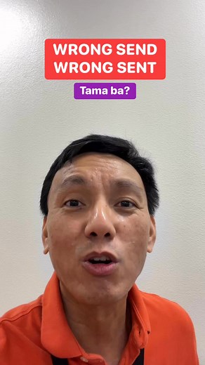 2.7M views · 49K reactions | WRONG SEND. WRONG SENT. Tama ba? #englishlearning #englishlearningonline #englishlearningtips #learningenglish #learningenglishonline #learningenglishisfun #englishword #englishwords #speakingenglish #speakingenglishpractice #speakingenglishisfun #englishspeaking #englishspeakingpractice #grammar #grammartips | Food and Beyond - Dennis Barles | Facebook