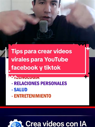 Tips para crear videos virales para YouTube facebook y tiktok
