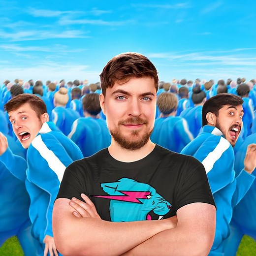 I Hunted 100 People 😎 | MrBeast