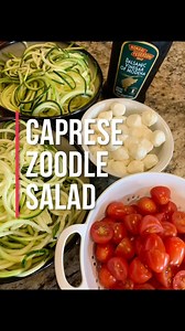 Caprese Zoodle Salad 🥗 You will LOVE this recipe!!! The Zoodles are an amazing addition to this delicious dish. You can often buy them already spiralized… or grab a spiralizer/zoodle accessory and make them yourself! . Recipe on our blog, link in profile! Search Keyword “caprese” on the blog www.simplefunketo.com/blog/capresesalad . #capresesalad #ketosalad #ketosidedish #zoodles #zoodlesalad #lowcarbsides #springrecipes #healthyrecipes #ketomom #ketodad #ketobossbabe #simplefunketo | The Keto 