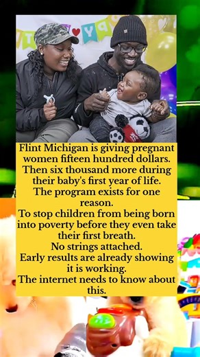 Flint Michigan Is Paying Pregnant Women $1,500 — Then $6,000 More in Baby's First Year 👶🏾