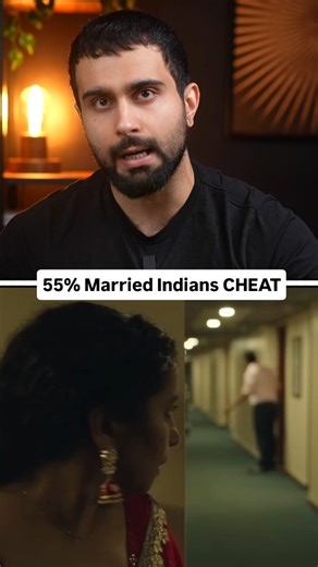 Saurabh Gandhi on Instagram: "Why Cheating is Increasing in India According to survey from dating app Gleeden, 55% of Married Indians have admitted to infidelity at least once. But why? There are multiple societal and psychological reasons why this happens."