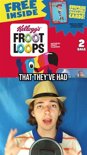 Kellogg's Brings Back Cereal Box Toys #shorts #cereal #kelloggs