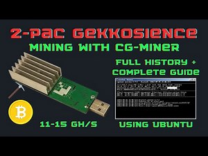 GekkoScience 2PAC USB Miner Full Guide CGminer (2025) – Setup, Overclocking & Mining on CKPool