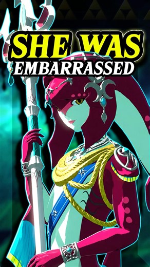 Mipha was EMBARRASSED by this in Breath of the Wild! #zelda #breathofthewild #tearsofthekingdom