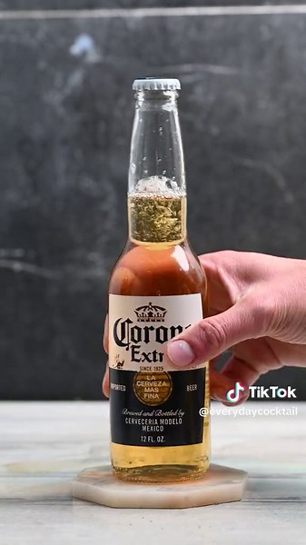 Blue Hawaiian Corona! 🍍🌞🍹 That was sooo good, honestly, I didn’t expect it to be that amazing! Super summery. 🌞🌴 Recipe: \t•\t2 oz White Rum or Coconut Rum 🥥🍹 \t•\t1 oz Blue Curaçao 💙 \t•\t1 oz Cream of Coconut 🥥🍶 \t•\t2 oz Pineapple Juice 🍍🥤 #alcohol #bar #bartender #bartenderlife #cocktailrecipe #cheers #malibu #bluehawaii #coconut #creamofcoconut #beach #pineapple #freshdrink #pineappledrink #corona #coronabeer