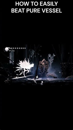 How to make Pure Vessel the easiest fight in #hollowknight #guide #hitless