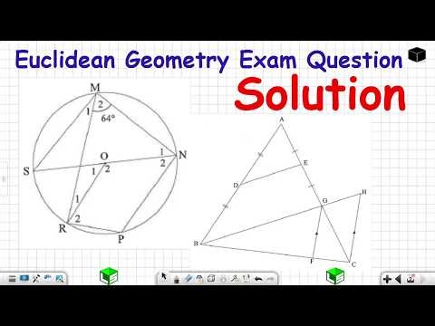 Grade 12 Euclidean Geometry Exam Question November 2022 [Q8 P2 DBE]