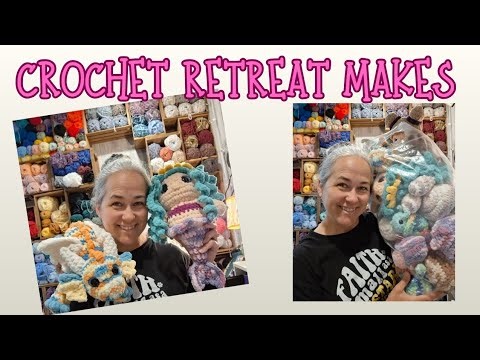 Crochet Vlog - Crochet Retreat Vlog: All My Finished Projects