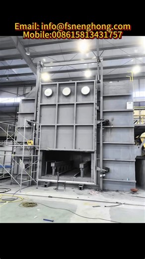 Installation site at Korea: 50T aluminum billet homogenizing furnace with automatic cutting saw