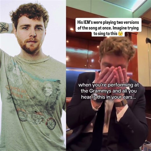 Even at the biggest stage things could go wrong, Alex Warren's In-ear monitors were malfunctioning