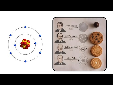 From Dalton to Bohr: The Atom Explained Visually