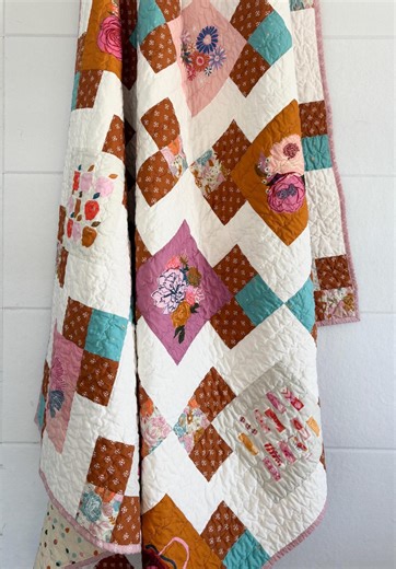 Handmade Throw Quilt: Ruby Star Society Fabrics 55”x68” - Etsy