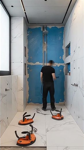 The Ultimate Minimalist Marble Bathroom Transformation #designtrend #bathroomgoals #renovation