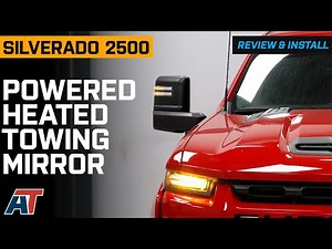 2020-2026 Silverado 2500 Powered Heated Manual Extendable Towing Mirrors Review & Install