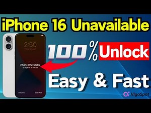 iPhone 16 Unavailable. Forgot iPhone 16 Passcode. Why & How to Fix iPhone Unavailable [100% Unlock]