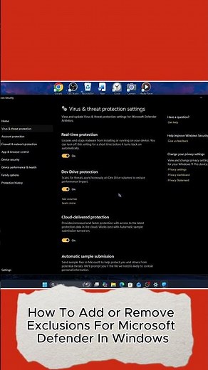 How to Add or Remove Microsoft Defender Exclusions on Windows 11
