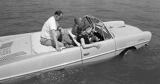 The Nazi War Vessel-Turned-Floating Car That Made A Splash In 1960s America