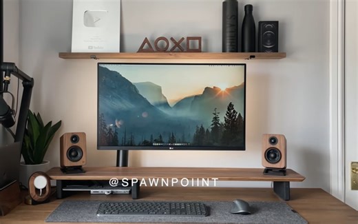 【隐藏走线】真是太会藏了的极简桌搭 | My Desk Setup Tour _ Working From Home