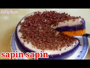 How to make CREAMY SAPIN-SAPIN The famous Filipino native kakanin.