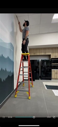 3D Wallpaper Design. Installation.