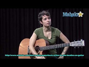 How To Play Paperback Writer By The Beatles On Guitar