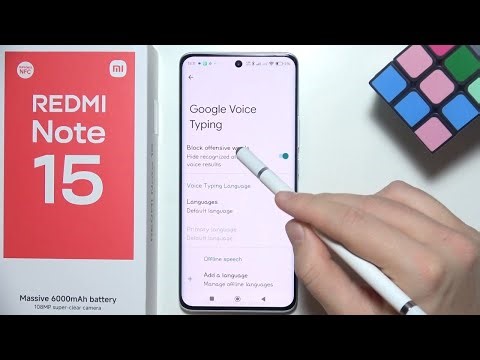 Redmi Note 15: How to Use Voice Typing
