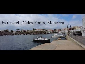 Es Castell harbour, Menorca, Balearics plus Artiem Carlos Hotel