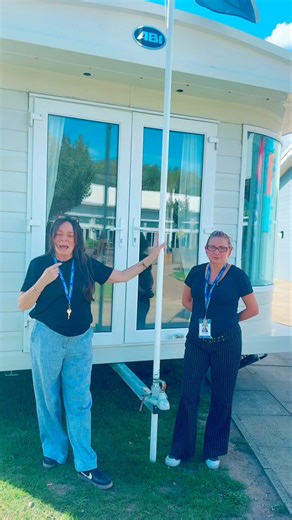 6.3K views | Check out one of our Holiday Homes for sale in East Yorkshire!Join Jacqui & Siobhan for a tour of this ABI St. James Villa! | Sand le Mere Holiday Park, Yorkshire | Facebook