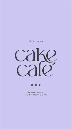 A fresh new face, made with the same kind of MOTHERLY LOVE. | Cake Cafe | Facebook