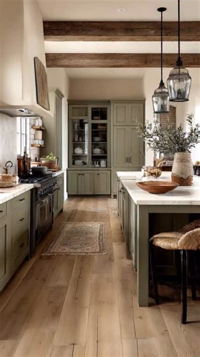 11K views · 18K reactions | Have you used olive green in your home? I currently have it in my office space and I think it’s the most glorious color! We also have an olive green sofa and it always gets a lot of love when I post it on here!  #olivegreen #olive #olivegreens #greendecor #interiordesign #greenisgood #greeninterior #greeninteriors #aidesign #aidesigner | Melanie Jade Design | Facebook